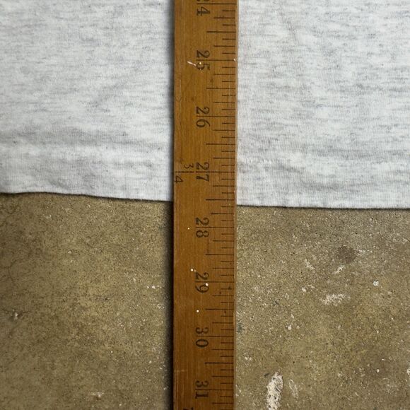 Vintage Buffalo Sabres NHL Shirt Men’s XL Ash Gray Single Stitch 90s Long Sleeve - Picture 6 of 7